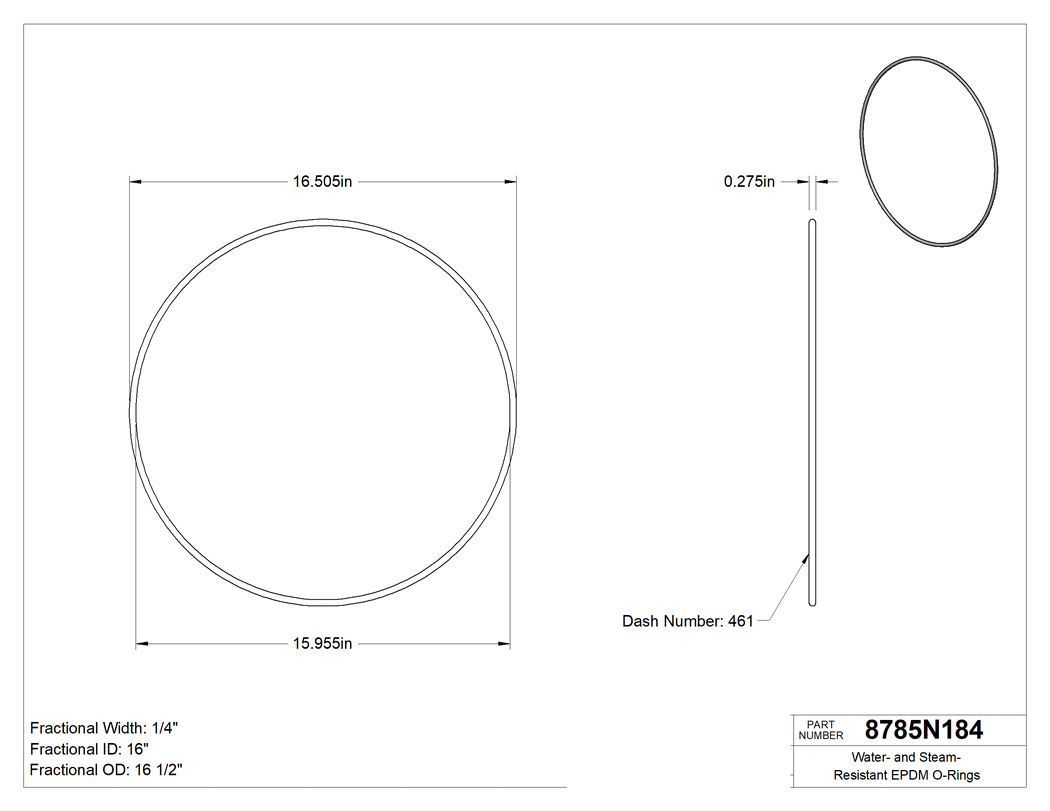 Technical drawing - 8785N184